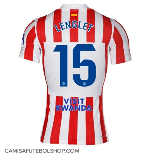 Camisa de time de futebol Atletico Madrid Clement Lenglet #15 Replicas 1º Equipamento 2025-26 Manga Curta